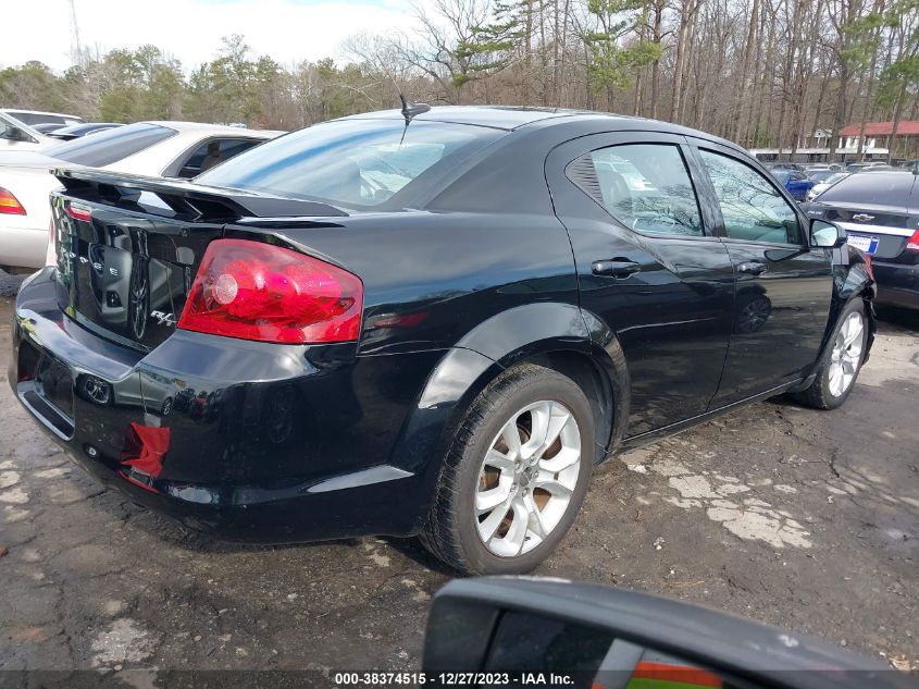 2013 DODGE AVENGER R/T - 1C3CDZBG9DN741941