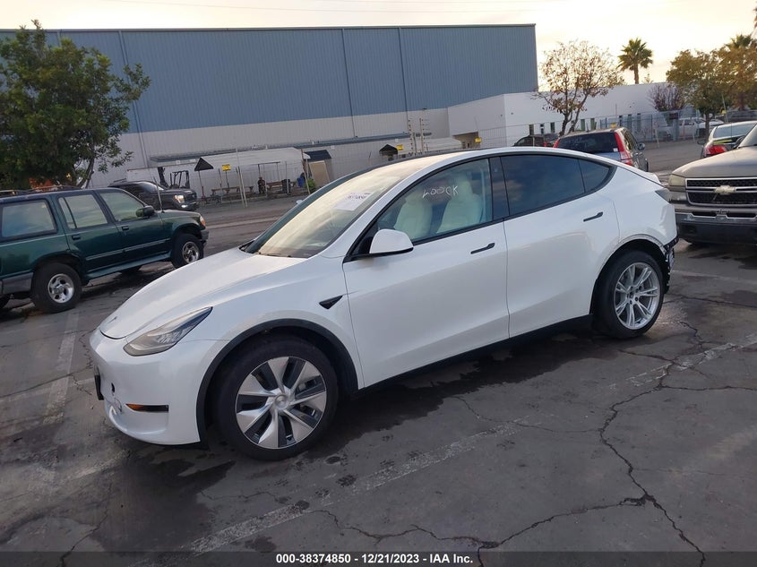VIN 5YJYGDEE5MF060860 2021 TESLA MODEL Y LONG RANGE DUAL MOTOR ALL-WHEEL DRIVE