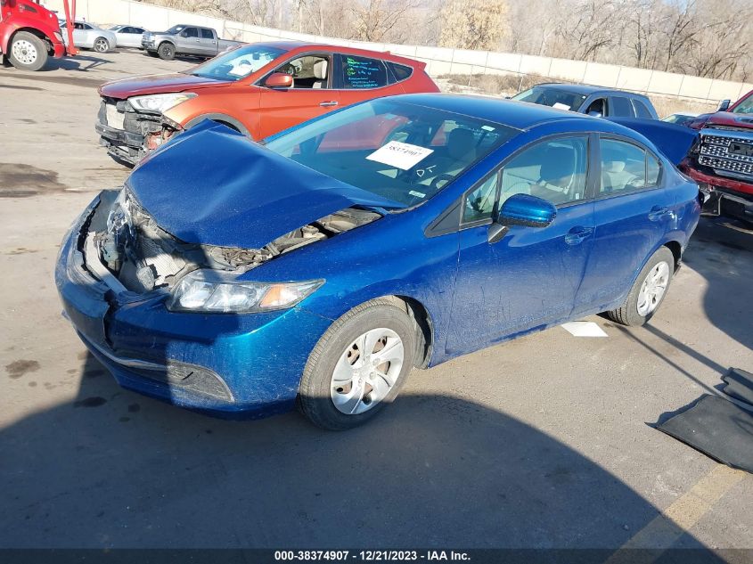 2014 HONDA CIVIC LX - 19XFB2F52EE247828