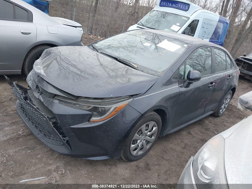 VIN 5YFEPMAE1MP183570 2021 TOYOTA COROLLA LE