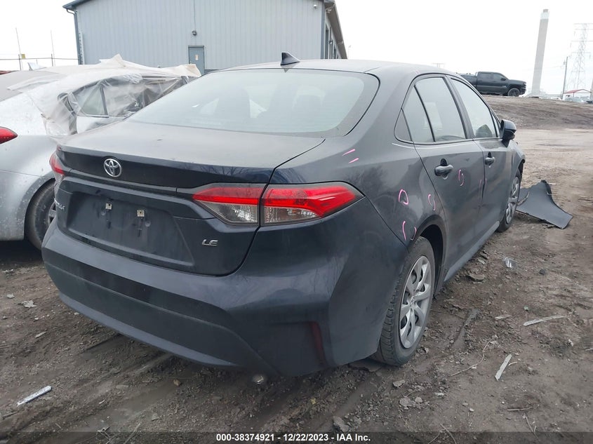 VIN 5YFEPMAE1MP183570 2021 TOYOTA COROLLA LE
