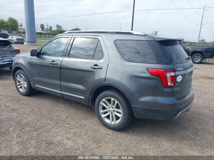 2016 FORD EXPLORER XLT - 1FM5K7D80GGD27178
