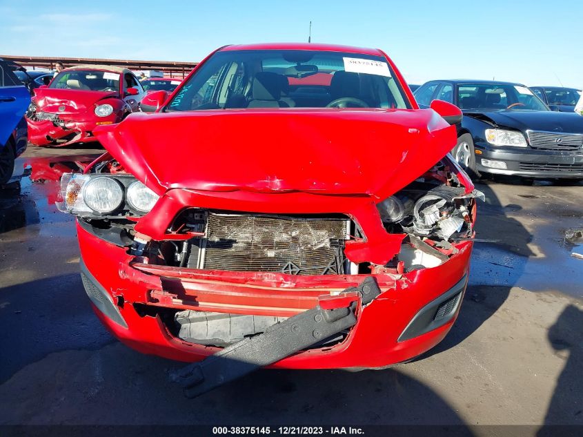 2013 CHEVROLET SONIC LT AUTO - 1G1JC5SH6D4194391