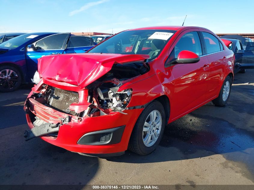 2013 CHEVROLET SONIC LT AUTO - 1G1JC5SH6D4194391