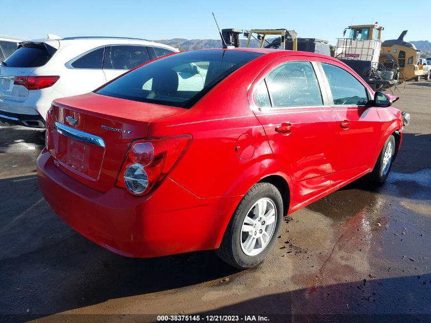 2013 CHEVROLET SONIC LT AUTO - 1G1JC5SH6D4194391