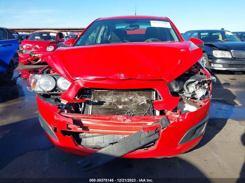 2013 CHEVROLET SONIC LT AUTO - 1G1JC5SH6D4194391