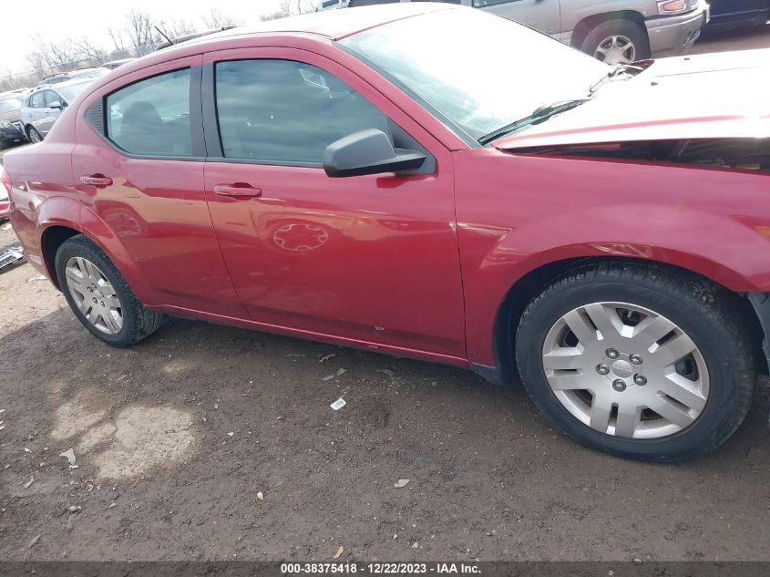 2014 DODGE AVENGER SE - 1C3CDZABXEN193696