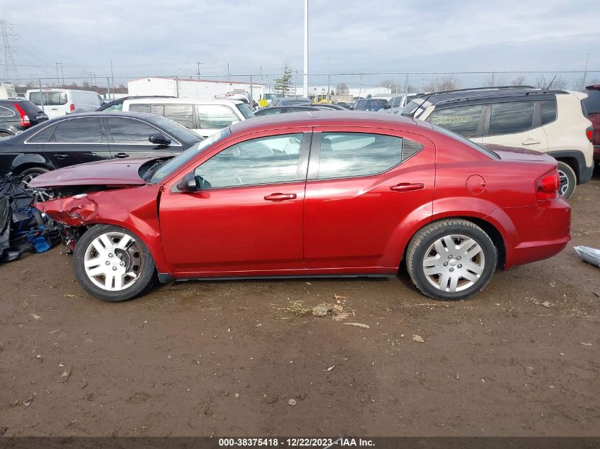 2014 DODGE AVENGER SE - 1C3CDZABXEN193696