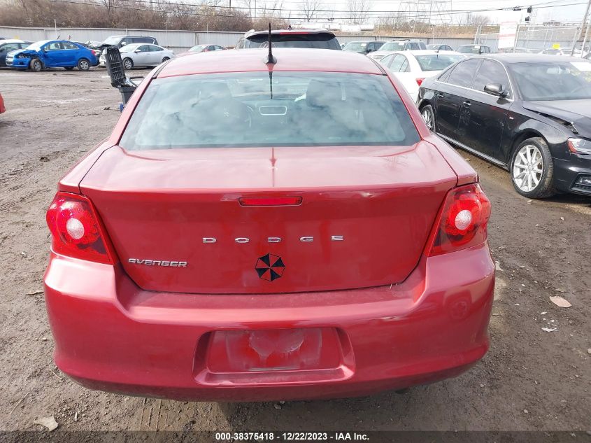 2014 DODGE AVENGER SE - 1C3CDZABXEN193696
