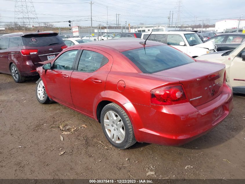 2014 DODGE AVENGER SE - 1C3CDZABXEN193696