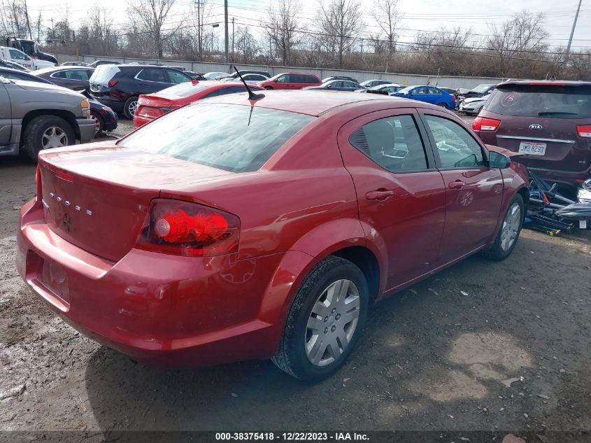 2014 DODGE AVENGER SE - 1C3CDZABXEN193696