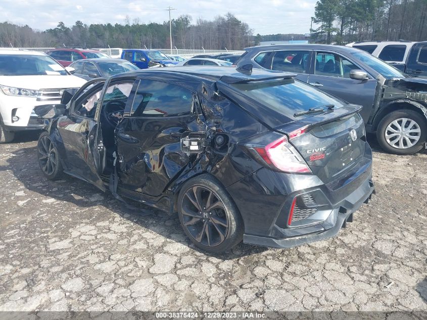 2018 HONDA CIVIC SPORT - SHHFK7H49JU228147