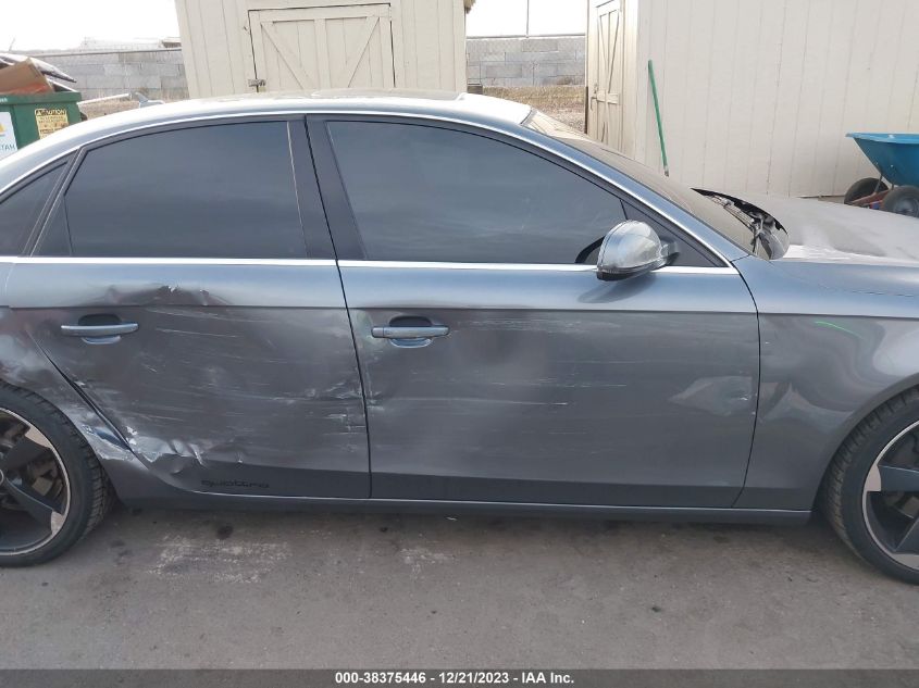 2013 AUDI A4 PREMIUM PLUS - WAUFFAFL0DA103044
