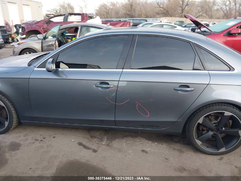 2013 AUDI A4 PREMIUM PLUS - WAUFFAFL0DA103044