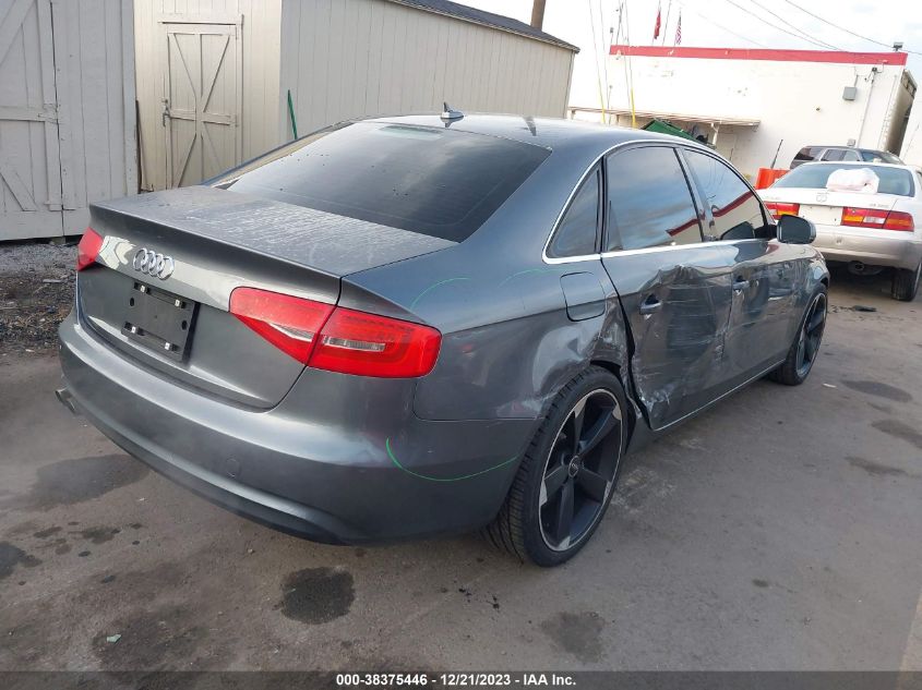 2013 AUDI A4 PREMIUM PLUS - WAUFFAFL0DA103044