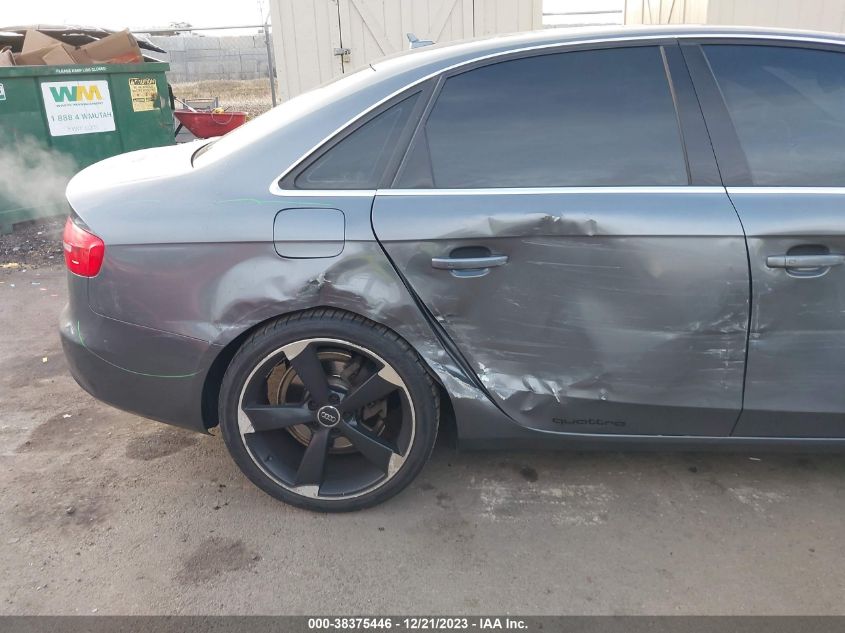 2013 AUDI A4 PREMIUM PLUS - WAUFFAFL0DA103044