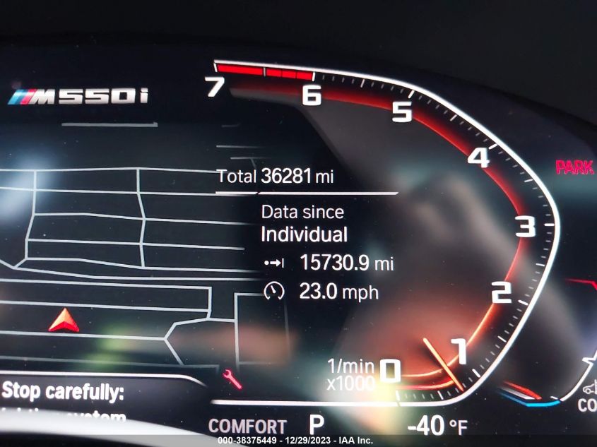 2021 BMW M550I XDRIVE WBA13BK03MCG19958