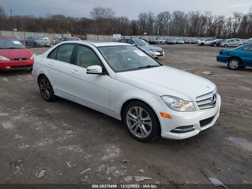 WDDGF8AB8DR291902 | 2013 MERCEDES-BENZ C 300