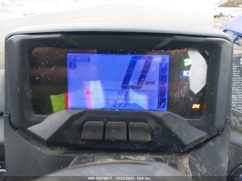 2022 YAMAHA YXE1000 5Y4AN42Y6NA107711