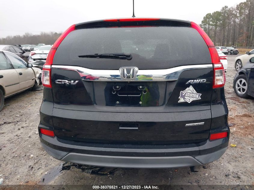 2016 HONDA CR-V SE - 2HKRM4H46GH701021