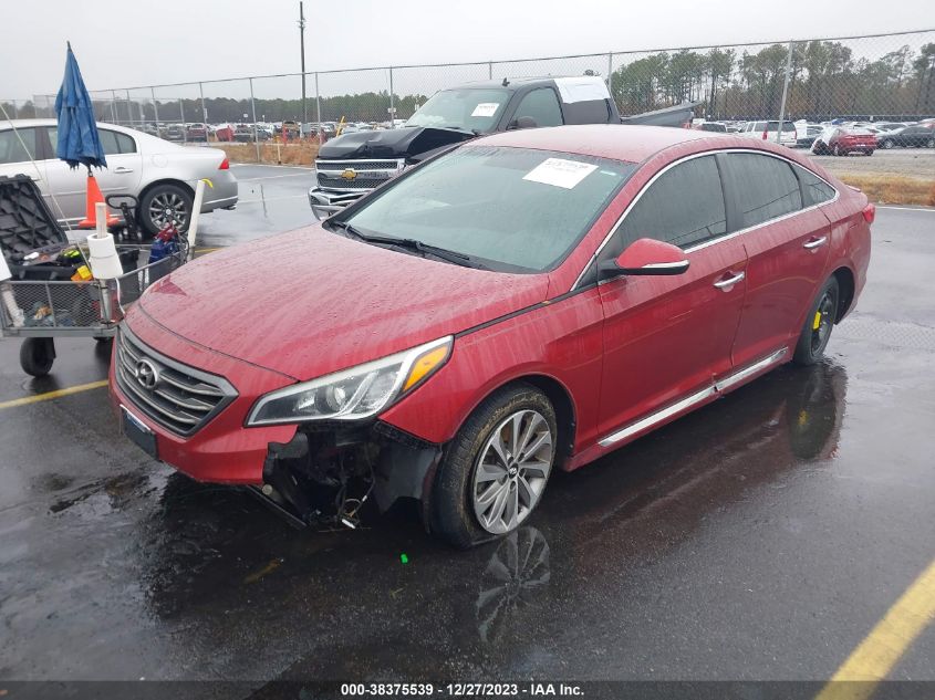 2015 HYUNDAI SONATA SPORT/LIMITED - 5NPE34AF2FH228987