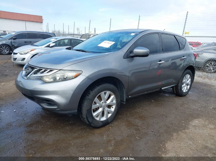 2014 NISSAN MURANO S - JN8AZ1MU3EW406053