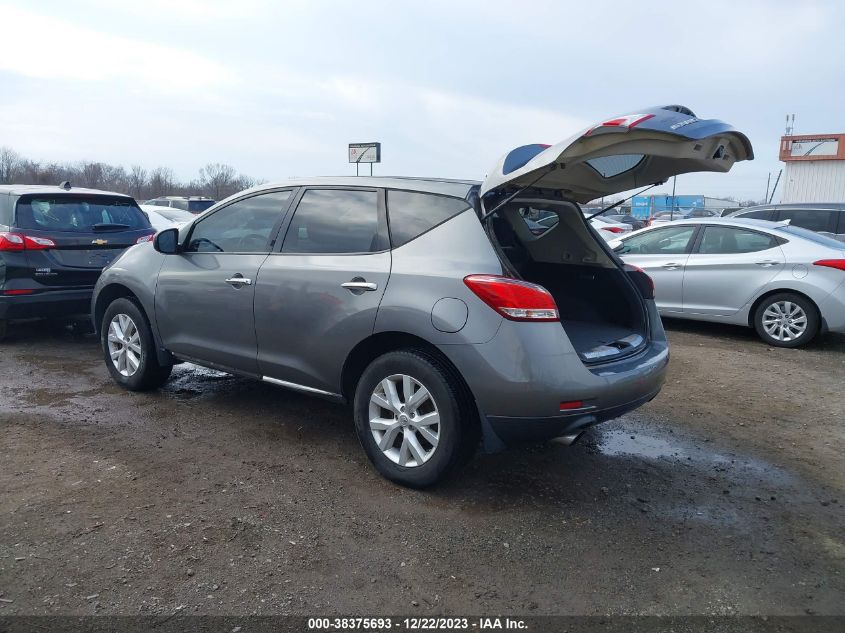 2014 NISSAN MURANO S - JN8AZ1MU3EW406053