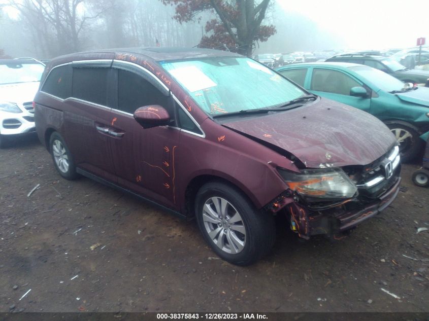 2014 HONDA ODYSSEY EX-L - 5FNRL5H64EB133938