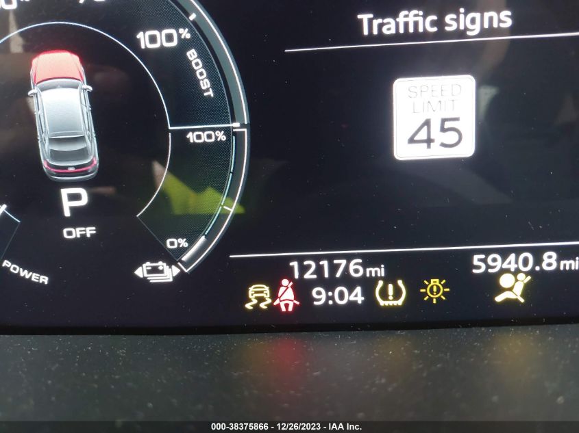 2022 AUDI E-TRON SPORTBACK PRESTIGE S LINE QUATTRO WA13AAGE4NB025555