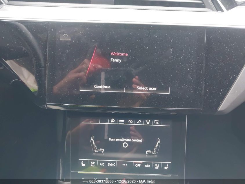 2022 AUDI E-TRON SPORTBACK PRESTIGE S LINE QUATTRO WA13AAGE4NB025555