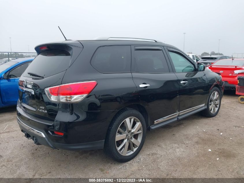 2014 NISSAN PATHFINDER PLATINUM - 5N1AR2MM4EC618801
