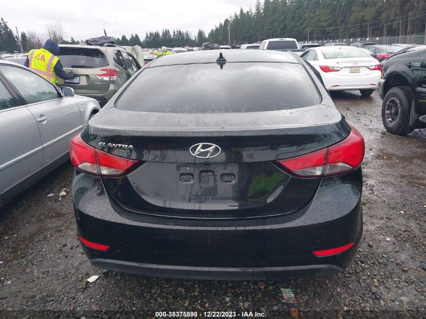 2016 HYUNDAI ELANTRA SE - 5NPDH4AE0GH748286