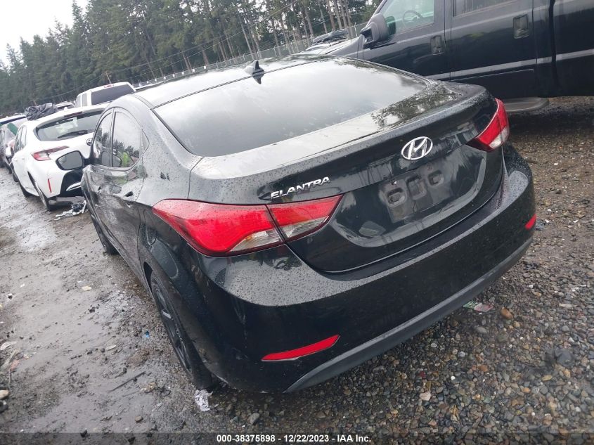 2016 HYUNDAI ELANTRA SE - 5NPDH4AE0GH748286