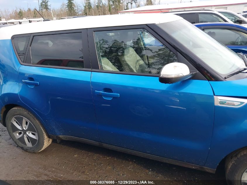 2017 KIA SOUL EV + KNDJX3AE0H7019131