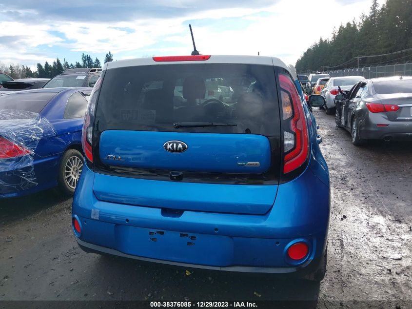 2017 KIA SOUL EV + KNDJX3AE0H7019131