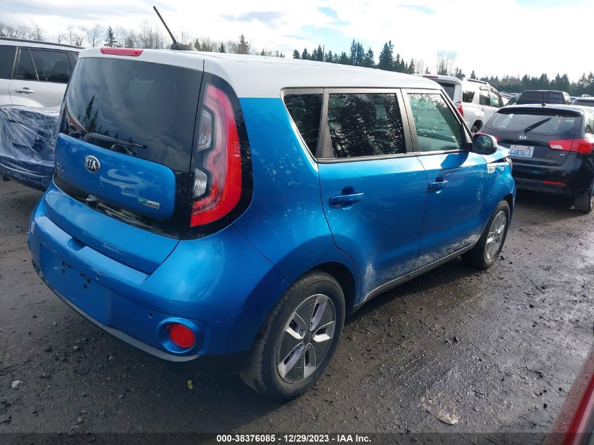 2017 KIA SOUL EV + KNDJX3AE0H7019131