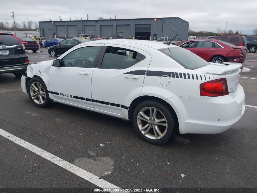 2013 DODGE AVENGER SXT - 1C3CDZCB1DN759482