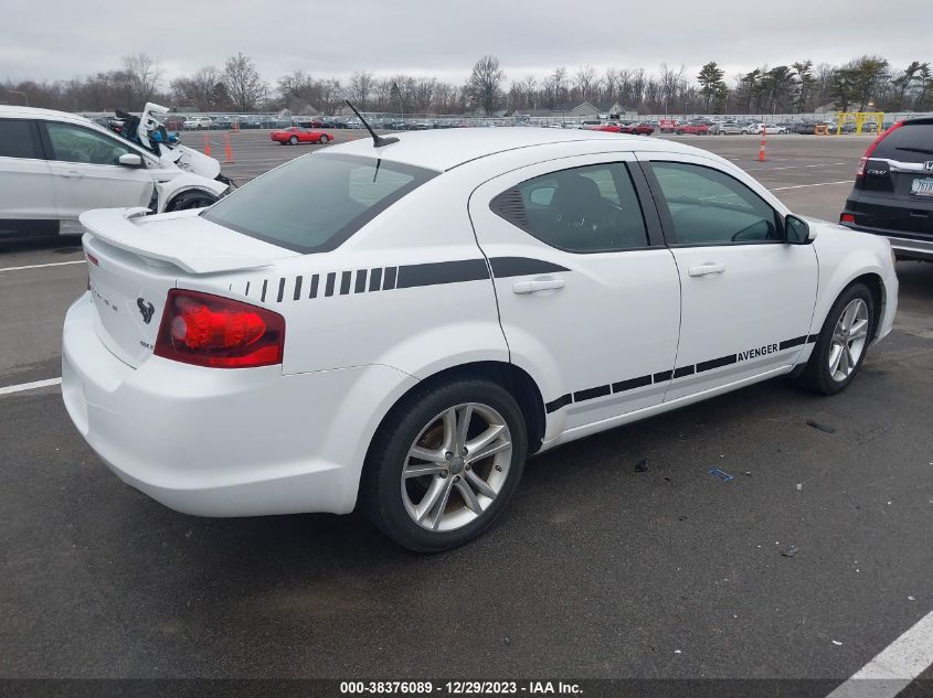 2013 DODGE AVENGER SXT - 1C3CDZCB1DN759482