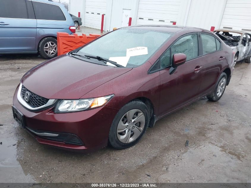 2014 HONDA CIVIC LX - 19XFB2F57EE057930