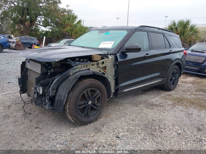 2022 FORD EXPLORER XLT - 1FMSK7DH3NGA35671