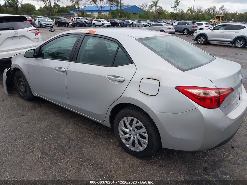 VIN 2T1BURHE1JC079705 2018 TOYOTA COROLLA L/LE/XLE/SE/XSE