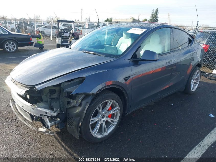 2022 TESLA MODEL Y - 7SAYGDEF5NF441864