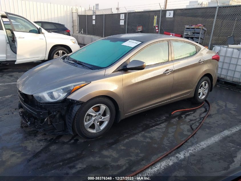 2014 HYUNDAI ELANTRA SE - 5NPDH4AE6EH518121