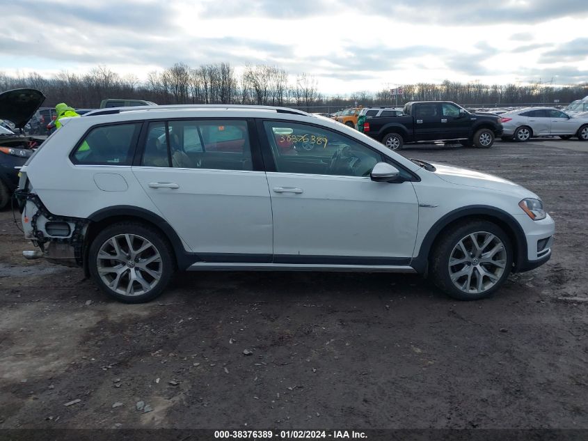 3VWH17AU8HM544116 | 2017 VOLKSWAGEN GOLF ALLTRACK