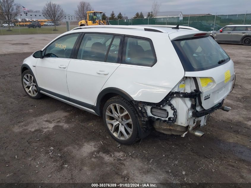 3VWH17AU8HM544116 | 2017 VOLKSWAGEN GOLF ALLTRACK