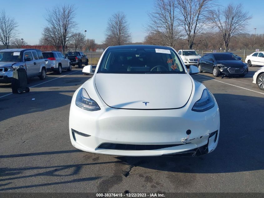 2021 TESLA MODEL Y LONG RANGE DUAL MOTOR ALL-WHEEL DRIVE - 5YJYGDEE9MF232243