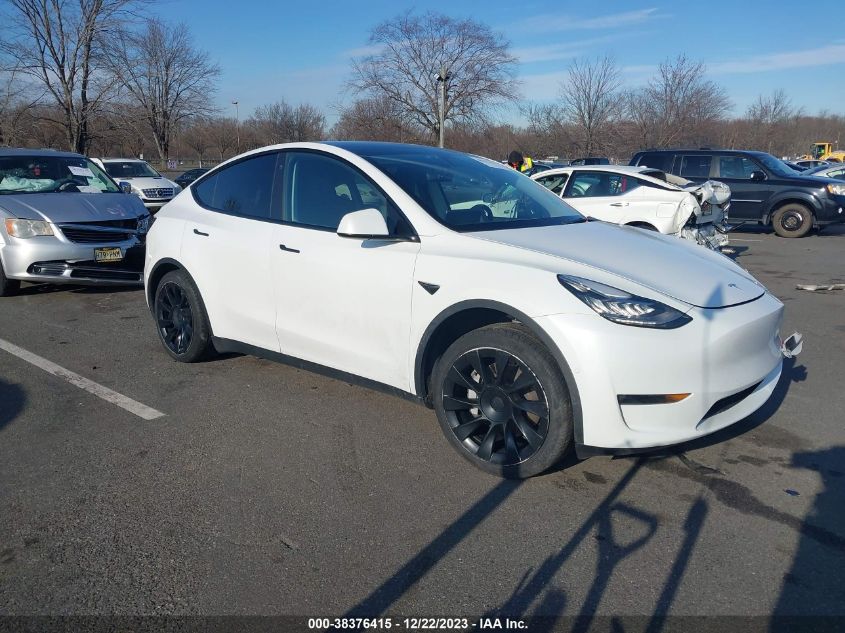 2021 TESLA MODEL Y LONG RANGE DUAL MOTOR ALL-WHEEL DRIVE - 5YJYGDEE9MF232243