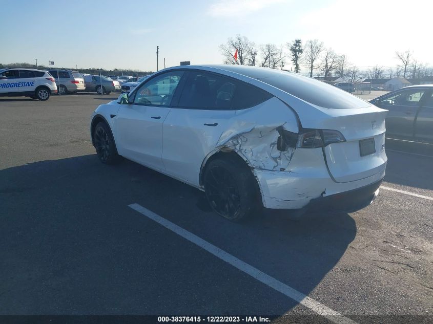 2021 TESLA MODEL Y LONG RANGE DUAL MOTOR ALL-WHEEL DRIVE - 5YJYGDEE9MF232243