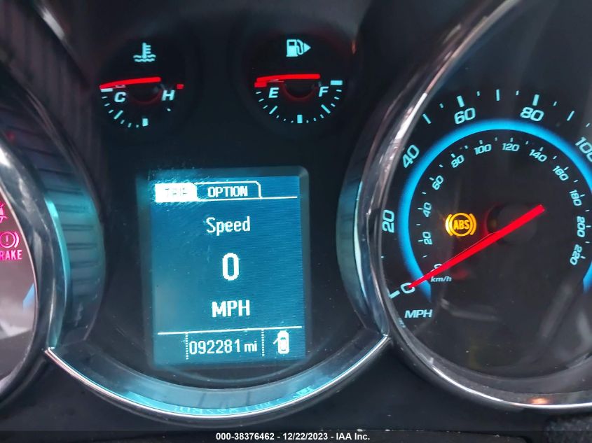 2015 CHEVROLET CRUZE LTZ - 1G1PG5SBXF7278063