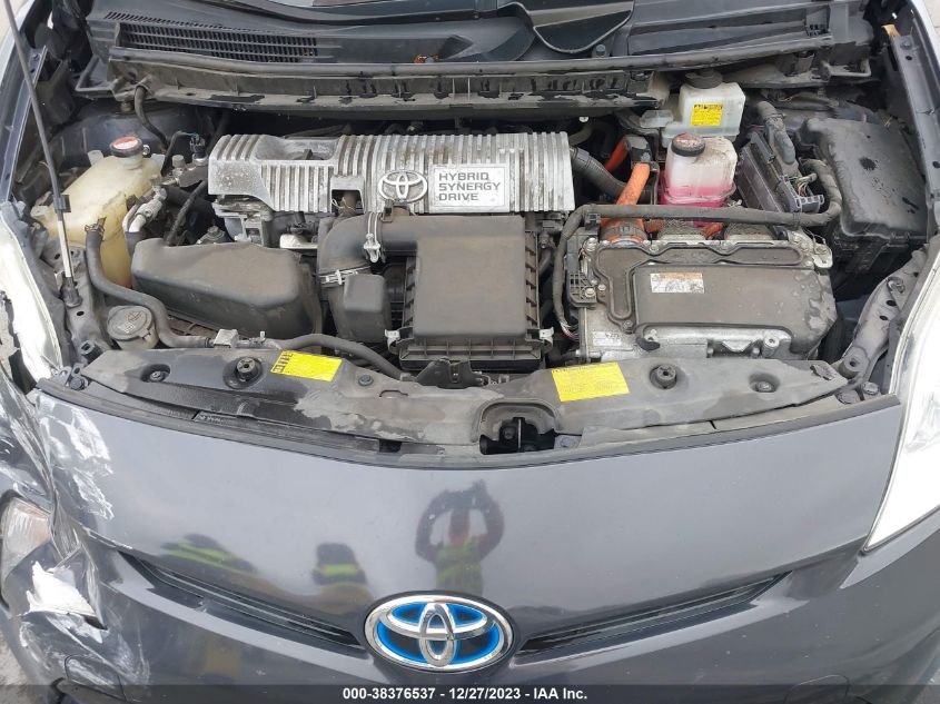 2014 TOYOTA PRIUS THREE - JTDKN3DU6E0384009